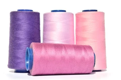 Shades of violet thread Stock Photos