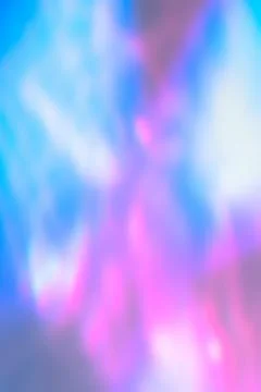 Shadow and light caustic effect on holographic pink wall 스톡 일러스트