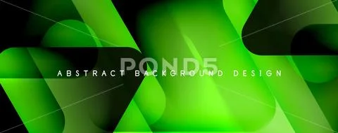 Shadow and Light Triangle Background. Dynamic Geometric Template. Glass Illustrazione stock