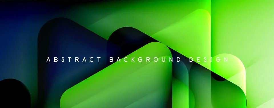 Shadow and Light Triangle Background. Dynamic Geometric Template. Glass Stock Illustration