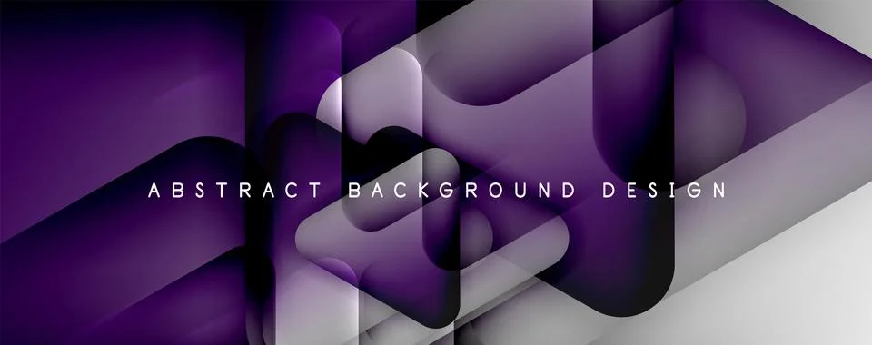 Shadow and Light Triangle Background. Dynamic Geometric Template. Glass Stock Illustration