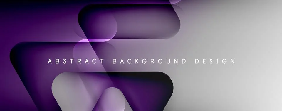 Shadow and Light Triangle Background. Dynamic Geometric Template. Glass Illustrazione stock