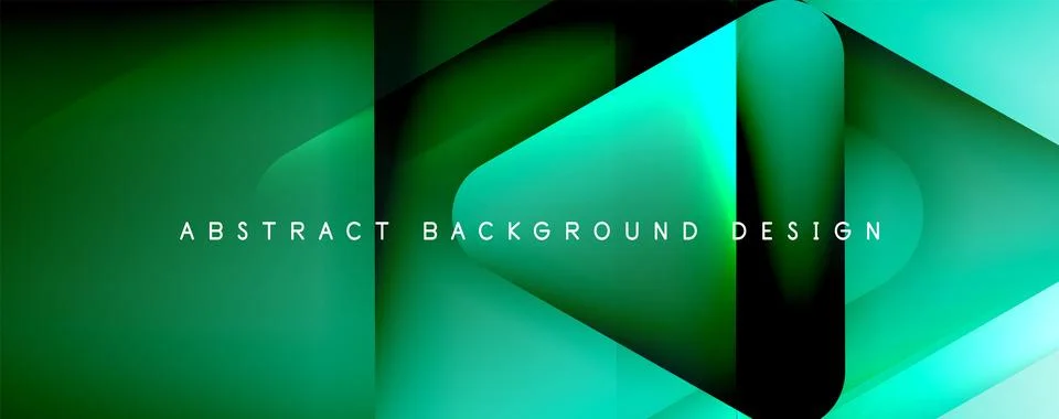 Shadow and Light Triangle Background. Dynamic Geometric Template. Glass 스톡 일러스트