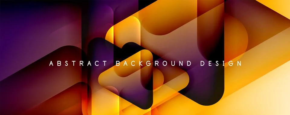 Shadow and Light Triangle Background. Dynamic Geometric Template. Glass 库存插图