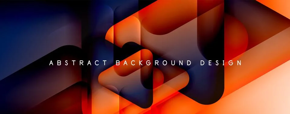 Shadow and Light Triangle Background. Dynamic Geometric Template. Glass Illustrazione stock