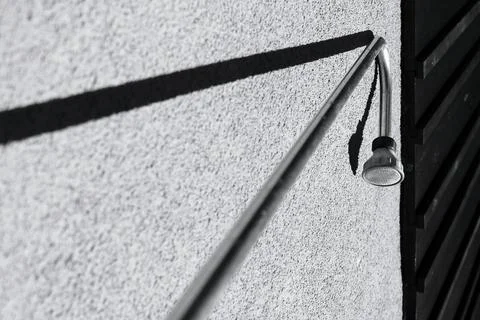 Shadow and Light on Wall Fotos de archivo