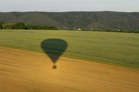 Shadow of baloon over fields Photos