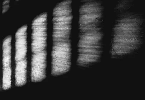 Shadow from the blinds, abstract background. Fotos Stock