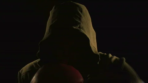 Shadow boxer V2 - HD  Stock Footage 500508