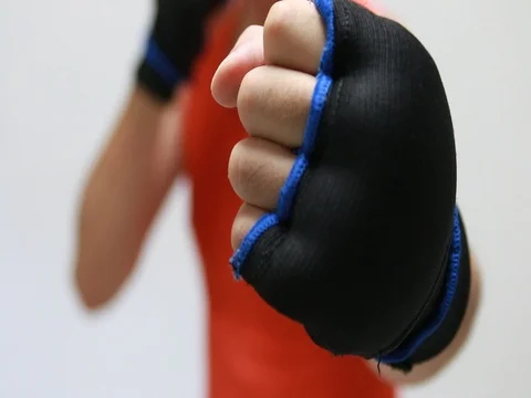 Shadow boxing Video stock 80071509