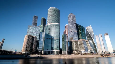 Shadow of a building on a skyscraper Stock Footage 165975610