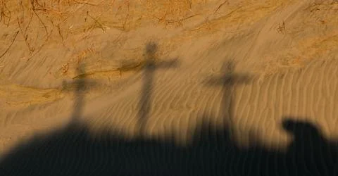 Shadow of Calvary Stock Photos