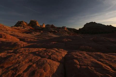 Shadow in canyon Stock Photos