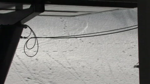 Shadow chair lift Video stock 435655