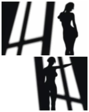 Shadow compositions Stock Illustration