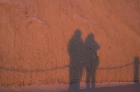 Shadow of a couple Stock Photos