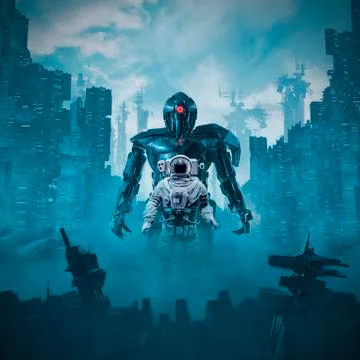 Shadow of the cyclops Illustrazione stock