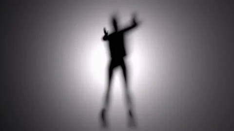 Shadow dance VJ Loop 4K Stock Footage 213639323