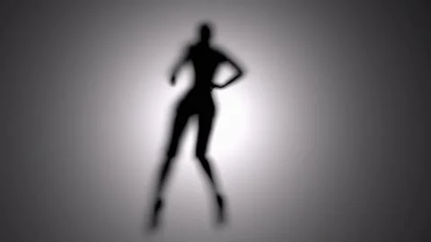 Shadow dance VJ Loop 4K Stock Footage 213639388