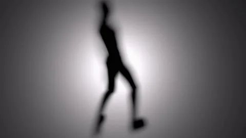 Shadow dance VJ Loop 4K Stock Footage 213639477