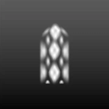 Shadow on dark wall, vector sun light from the window Islamic Ramadan decorative Ilustración de archivo