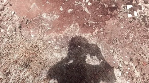 Shadow on Desert Stock Footage 296883753