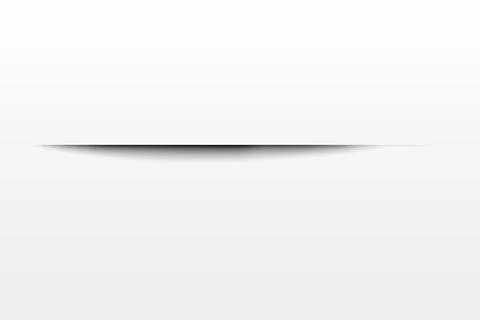 Shadow effect. Realistic blurred edges shadow of isolated template. Rectangular Stock Illustration