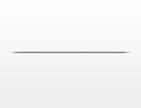 Shadow effect. Realistic blurred edges shadow of isolated template. Rectangular Stock Illustration