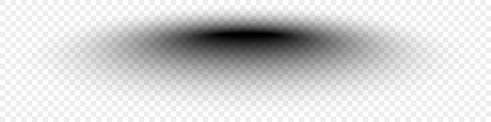 Shadow effect. Realistic soft black shape. Vector illustration Ilustración de archivo