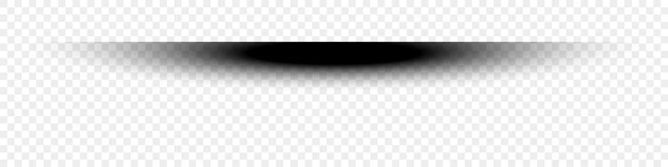 Shadow effect. Realistic soft black shape. Vector illustration Ilustración de archivo