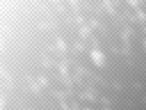 Shadow effect on transparent background vector overlay effect, sunbeams 스톡 일러스트