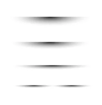 Shadow effects with grain halftone and dot patterns. Shade in black gradient Stock Illustration