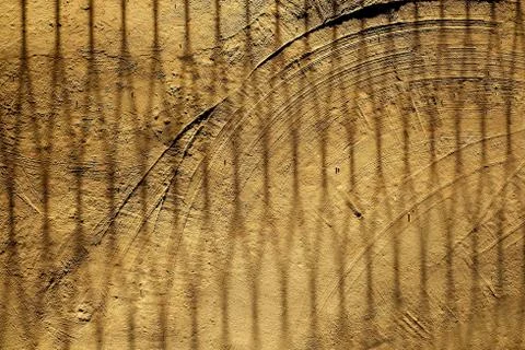 Shadow of Fence on Ground. Stock Photos