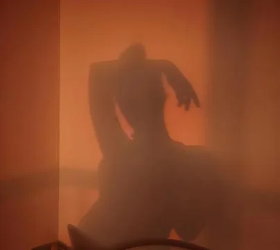 Shadow Figure in Light Abstract  Dramatic Play Mysterious Silhouette Stock Photos