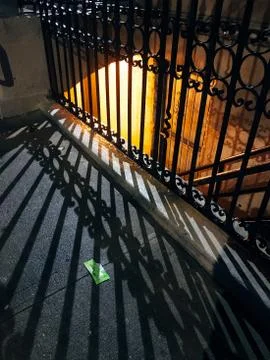 Shadow from a Gate 写真素材