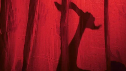 Shadow Of Hand With Knife 動画素材 252742974