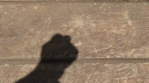 Shadow of hand by using fingers to show signals in different ways Stock Footage 150470037