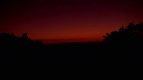 Shadow human fear. ed sky in the background Stock Footage 67459891