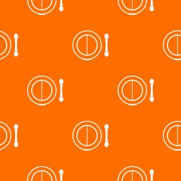 Shadow kit with applicator pattern seamless Stock Illustration