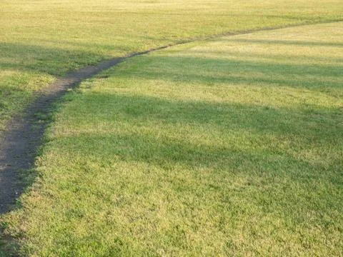 Shadow Lawn Track Stock Photos
