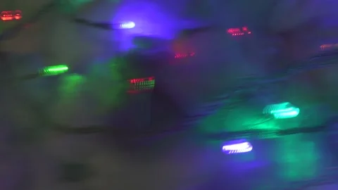 In the shadow of led lights Stock Footage 169485857