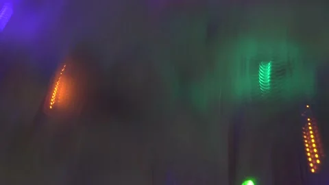 In the shadow of led lights Stock Footage 169486122