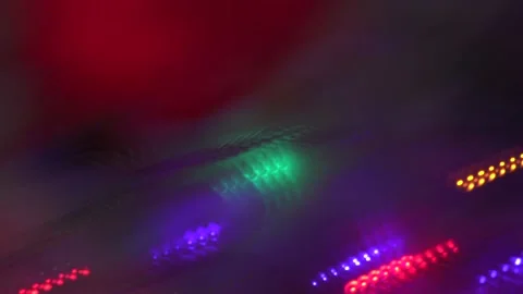 In the shadow of led lights Stock Footage 169486747