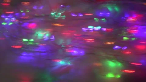 In the shadow of led lights Stock Footage 169486796