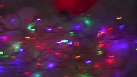 In the shadow of led lights Stock Footage 169486860