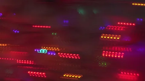 In the shadow of led lights Stock Footage 169486965