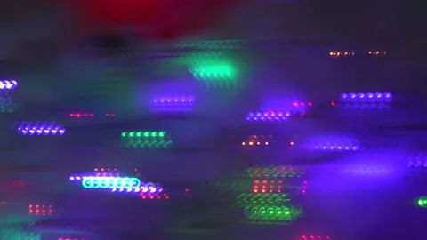 In the shadow of led lights Stock Footage 169486992