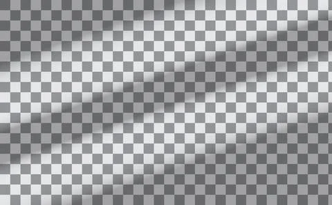 Shadow of light effect casting on wall. Sun blinds shadow on transparent backgro Stock Illustration