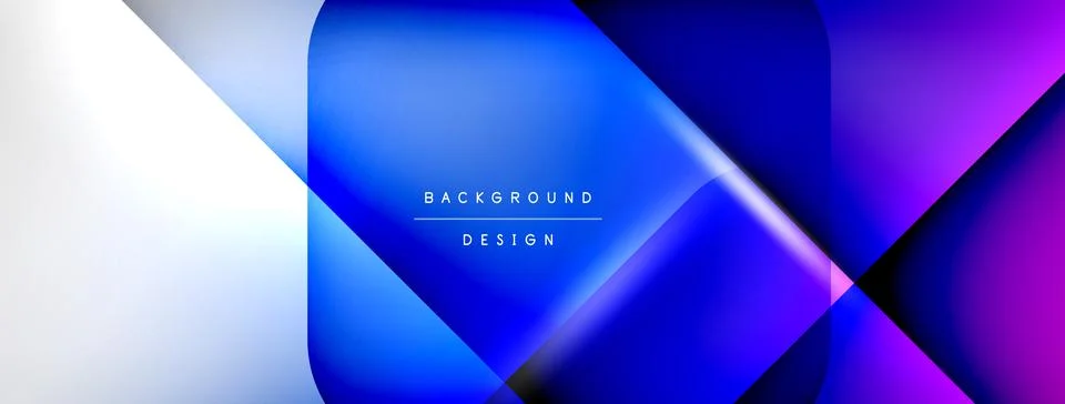 Shadow lines vector techno banner and light effects. Techno Illustration For 스톡 일러스트