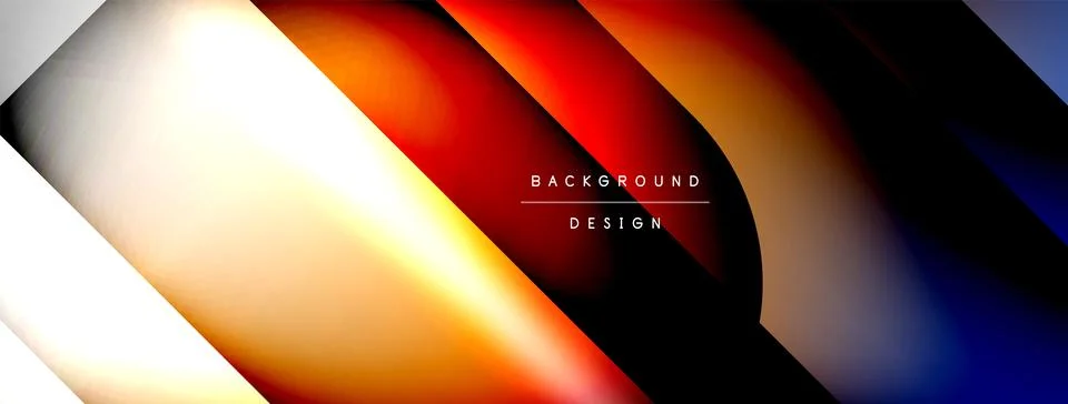 Shadow lines vector techno banner and light effects. Techno Illustration For 스톡 일러스트